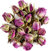 500 g essbare Premium-Rosenknospen – getrockneter Atlas-Rosenblütenaufguss – süßer und blumiger Geschmack und Aroma – 100 % natürlich, rein und ohne Zusatzstoffe | Tazarin Ltd