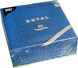 Papstar, 50 Servietten „ROYAL Collection“ 1/4-Falz 40 cm x 40 cm Champagner „Casali“, #84877