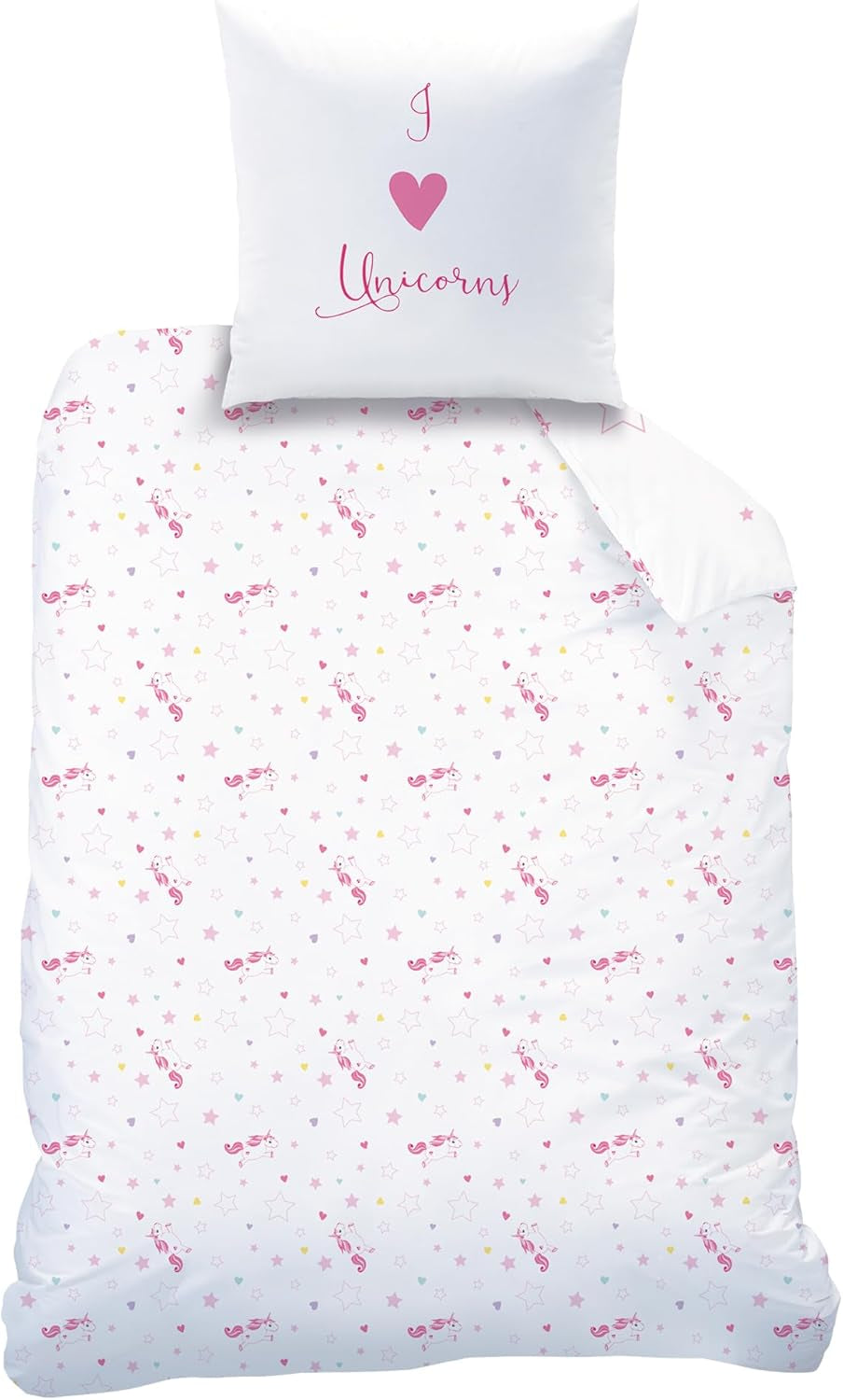 Bettwäsche für Mädchen, Einhorn, Baumwolle Bettwäsche - Kinder Naty Shop