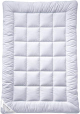 Billerbeck S20 Superlight Steppdecke – Sommerdecke – 135 x 200 cm – leichte Sommerdecke – AIRFILL® – Hohlfaser, 100 % Polyester, weiße Steppdecken und Steppdecken Naty Shop 155 x 220 cm warm (W)
