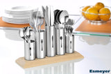 Besteckhalter aus Edelstahl, 1 Packung, Silber Naty Shop Kitchen