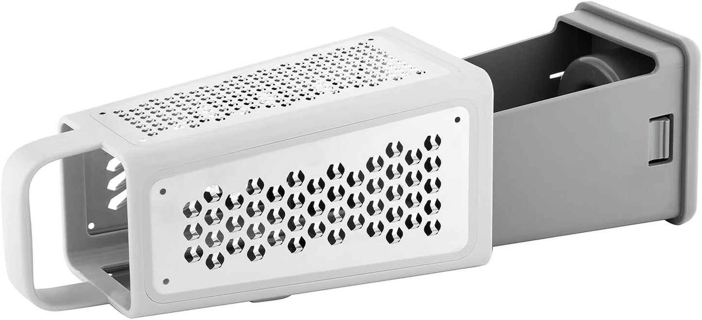 ZWILLING Z-Cut quadratische Reibe, Mehrzweck-Schäler mit Edelstahlklinge, Naty Shop
