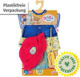 Baby Born Teddy Angler Kostüm mit Angelrute für 43cm Puppen und Teddybär, 835982 Zapf Creation