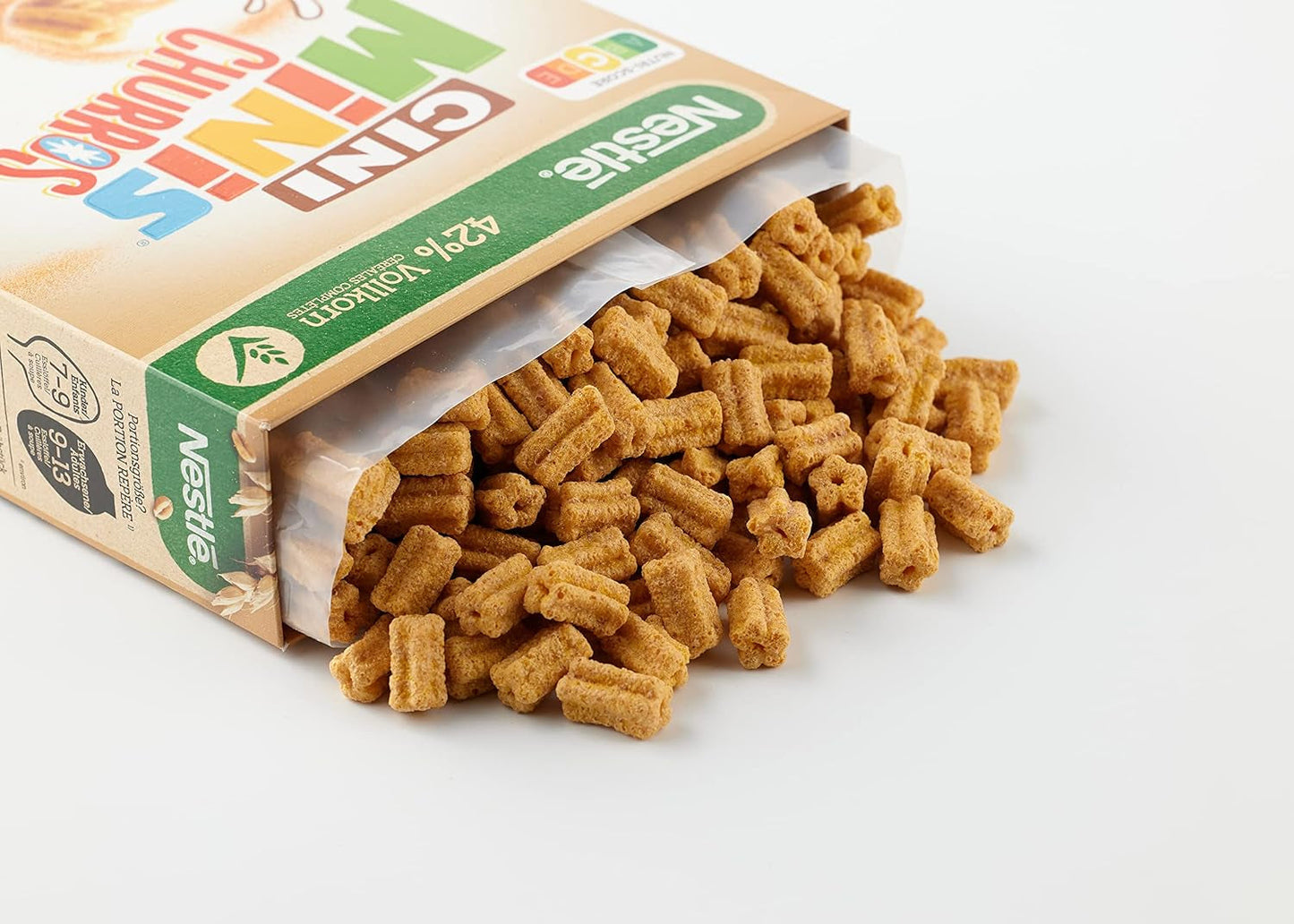 Churros-Frühstückscerealien mit 42 % Vollkornanteil, 3er-Pack (1x360 g)