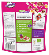 FRECHE FREUNDE Bio-Frühstücksmüsli Edda's Beeren-Knusper-Müsli-Mischung für Schulkinder mit gefriergetrockneten Erdbeeren, vegan, 6er-Pack (6 x 280 g)
