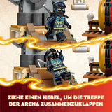 LEGO NINJAGO Tournament Arena Abenteuerspielzeug für Kinder Ninja-Spielset mit 6 Minifiguren Sammlung Bauset Geburtstagsgeschenk für 7-jährige Jungen und Mädchen 71818 Bausets Besuchen Sie den LEGO-Store