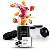 Gourmetmaxx Mr Magic Blender, Smoothie Maker mit XXL Naty Shop Zubehörpaket