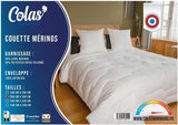 COLAS NORMAND Steppdecke, 200 x 200 cm, Bio-Baumwolle und Merinowolle, warm, maschinenwaschbar bei 30 °C Bettdecken und Steppdecken Naty Shop