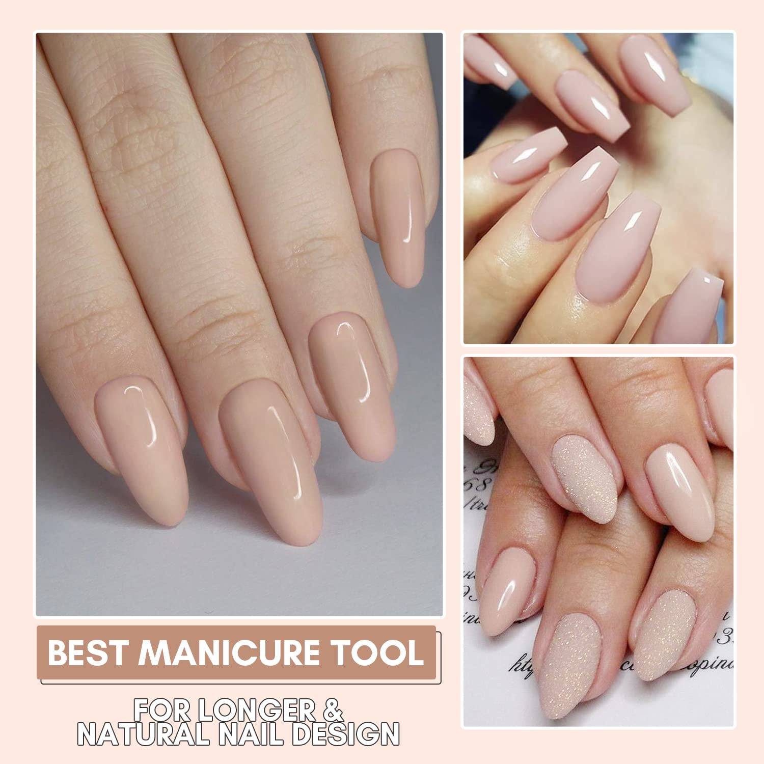 Makartt Poly-Nagelverlängerungsgel – Acryl-Verlängerungsgel, Nagelstärkungsgel, Nageldekoration, 50 ml (lila)