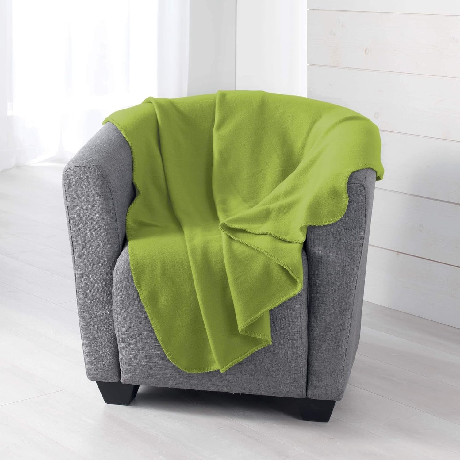 Douceur D'Intérieur, Fleecedecke Milou Antikrosa, 125 x 150 cm. Betten und Decken Douceur d'Intérieur Olive 125 x 150 cm