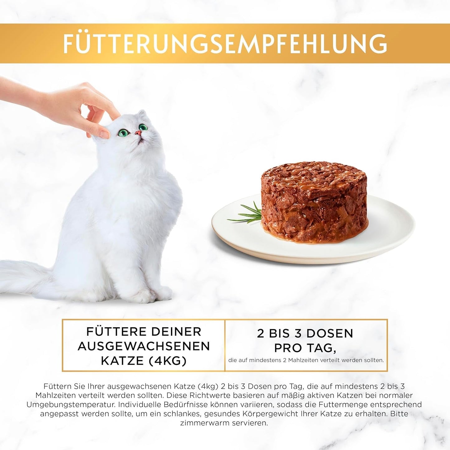Gourmet Gold Refined Ragout Duetto Lachs & Gelber Kabeljau Nassfutter für Katzen, 12er-Pack (12 x 85 g)