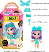 CRAZE Fee in meiner Tasche | Feenpuppe mit Flügeln, sammelbares Feenspielzeug mit Spezialeffekten wie Glitzer, Leuchten im Dunkeln und Farbwechsel. Puppen Naty Shop