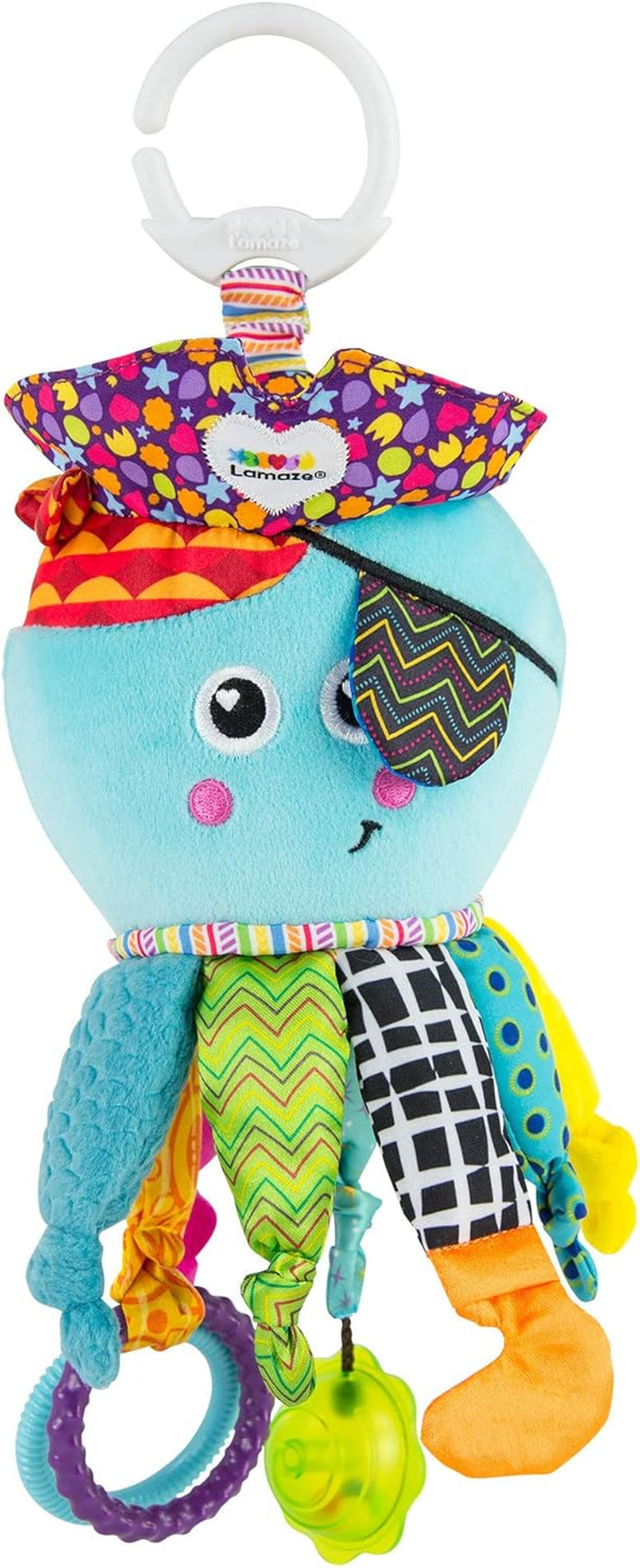 Lamaze Spielzeug für Babys Captain Calamari der Pirat Oktopus Clip & Go – hochwertiges Spielzeug für Kleinkinder – ab 0 Monaten & Freddie das Glühwürmchen Clip & Go – hochwertiges Spielzeug für Kleinkinder Toys Bebe Naty Shop