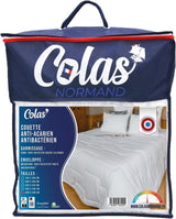 COLAS NORMAND – Steppdecke gegen Milben und Bakterien – gemäßigt – 280 x 240 cm – langanhaltende Wirkung – perfekte Hygiene – Mikrofaser – weich und bequem – waschbar. Steppdecken und Steppdecken Naty Shop