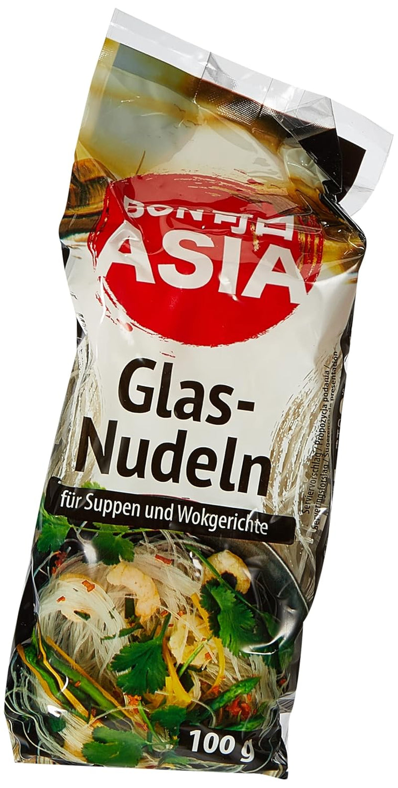BONASIA Glasnudeln, lang, 15er Pack (15 x 100g)