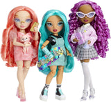 Rainbow High Fashion Doll – Pinkly Paige – Rosa Modepuppe im modischen Outfit – mit Brille und über 10 bunten Spielaccessoires – Ideal für 4–12-Jährige und Sammler