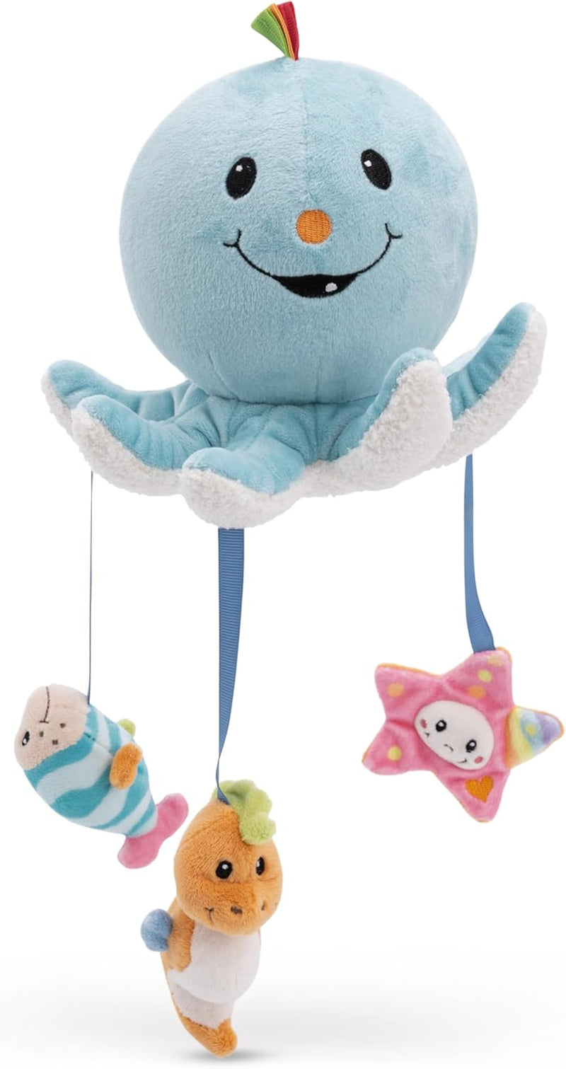 Octily Badespielzeug 18x14cm inkl. 3 Figuren in Geschenkbox 23,5x17x13,5cm blau - Spielzeug mit Griffelementen - Kinderbadespielzeug zum Fangen und Spielen Jucarii Bebe Naty Shop Standardtitel