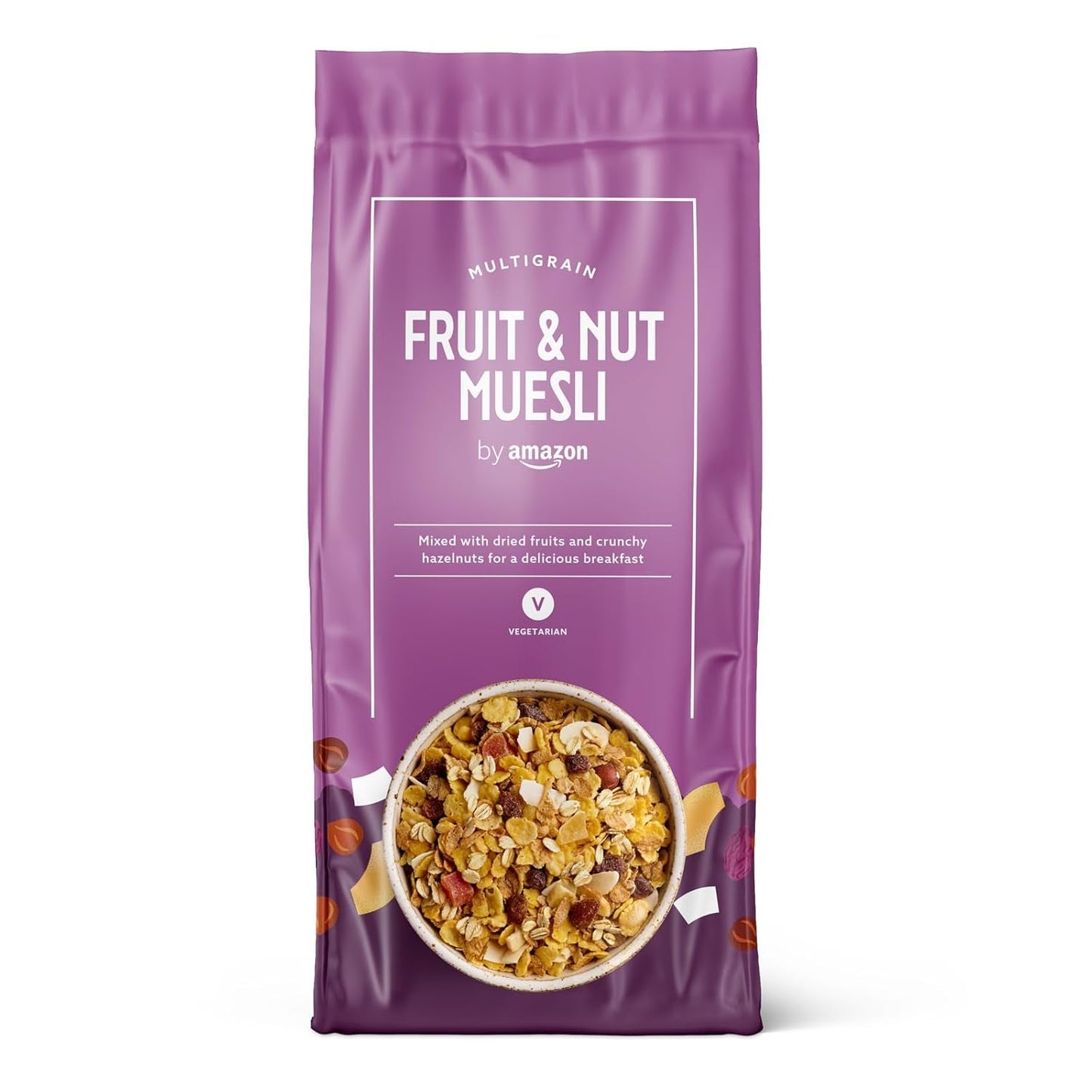 Müsli mit Früchten und Nüssen von Amazon, 750g