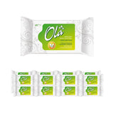 OLA Nasses Toilettenpapier – (1X40 Stück) Feuchttücher – Kamillenextrakt und Milchsäure, waschbar, empfindliche Haut – 40 Stück