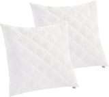 Traumnacht Bambuskissen mit Bambusfasern, hypoallergen, antibakteriell Kissenset mit Reißverschluss, bestehend aus 2 Kissen 40X80Cm, Öko-Tex zertifiziert, entwickelt in Deutschland Naty Shop Standardkissen 80X80 cm Kissen