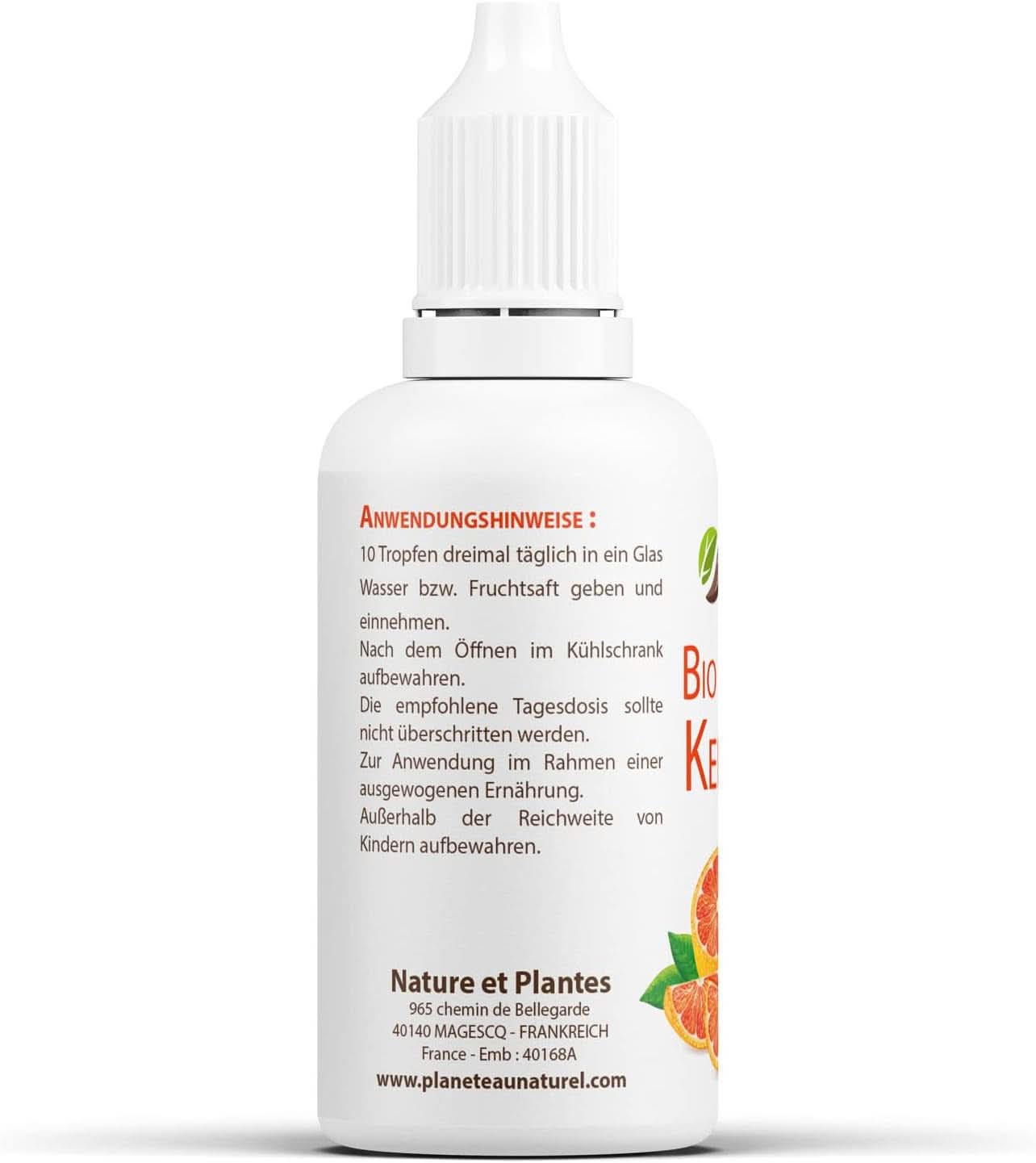 Bio-Grapefruitkernextrakt 50 ml – alkoholfrei Arome Naty Shop