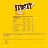 M&M's Erdnuss-Schokoladen-Großpackung, 24 x 45 g Schokoladen-Linsen mit Erdnussgeschmack, Schokoladengeschenk (1080 g), ideal als Leckerbissen zum Thema Fußball