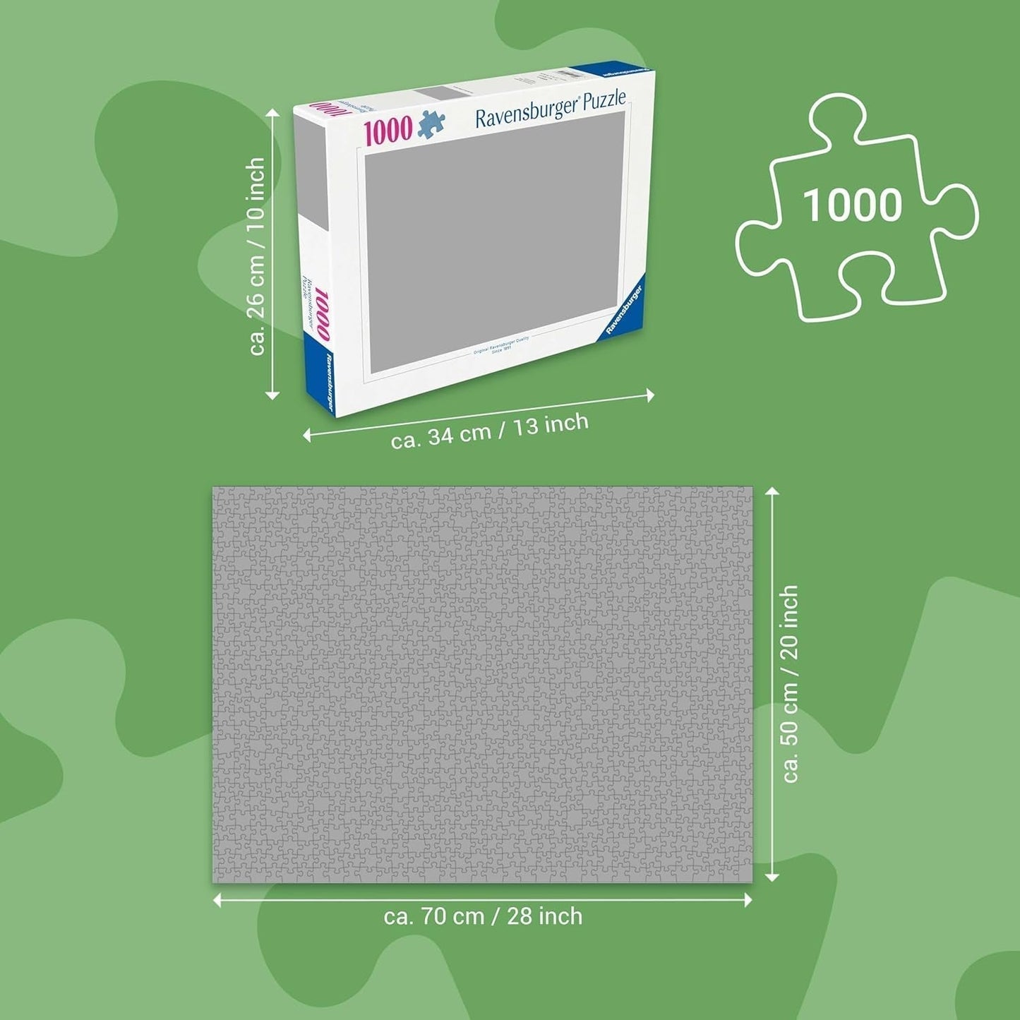 Ravensburger Puzzle 1000 Teile 12000460 Herausforderungs-Pokémon – Alle 150 Pokémon der ersten Generation als herausforderndes Puzzle für Erwachsene und Kinder ab 14 Jahren. Puzzle Naty Shop