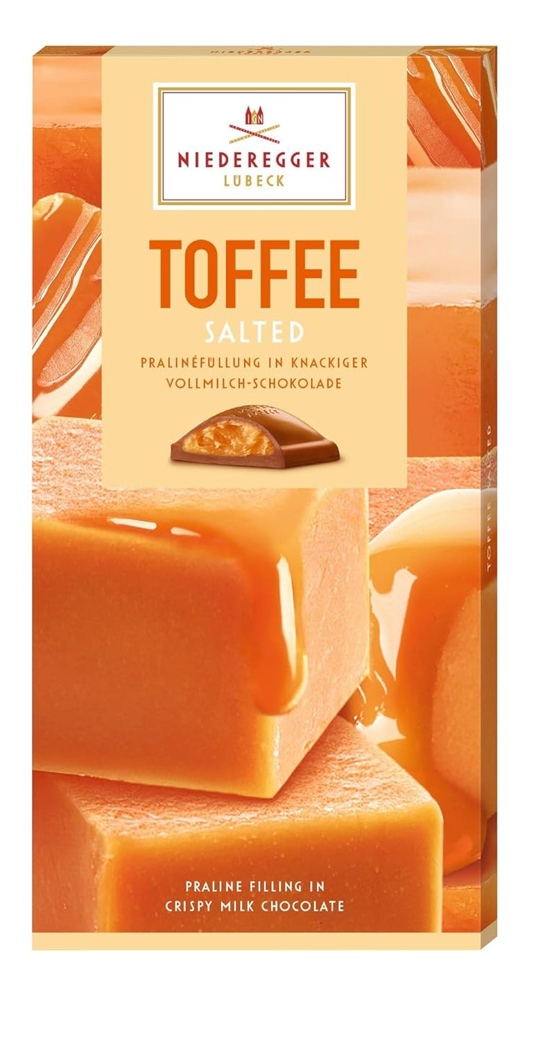 Niederegger Pralinenriegel 'Toffee Salted' 100g