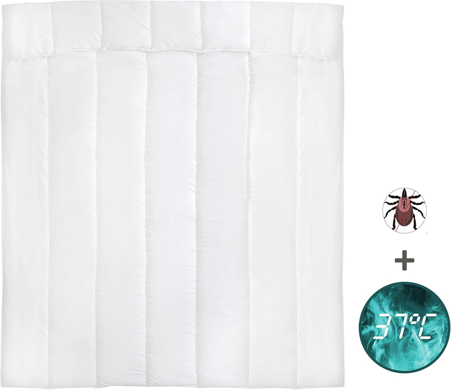 Steppdecke mit Schutz vor Milben und Frische, 140 x 200 cm Steppdecken und Steppdecken Naty Shop