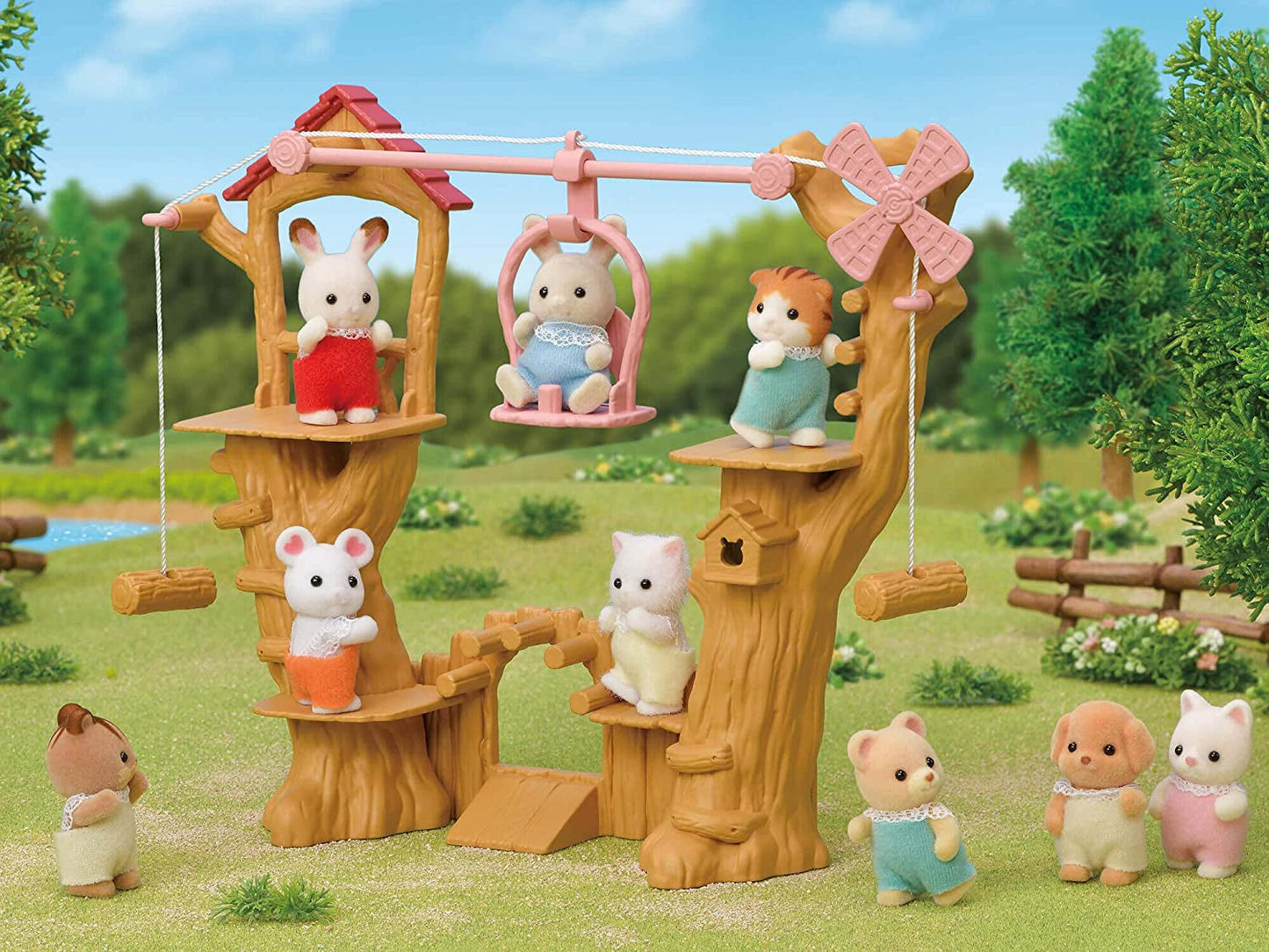 Sylvanian Families 5452 Baby Ropeway – Puppenhaus-Spielset Dolls Naty Shop