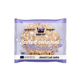 Vegane gesalzene Karamell-Mandelkekse – einzeln verpackt, glutenfrei, sojafrei, Bio-Mandelhaferflocken – 12 x 50 g Multipack (2er-Pack)