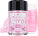 Kicofood, essbarer Glitzer, 5 Gramm, verschiedene Farben Glitter Naty Shop Pink