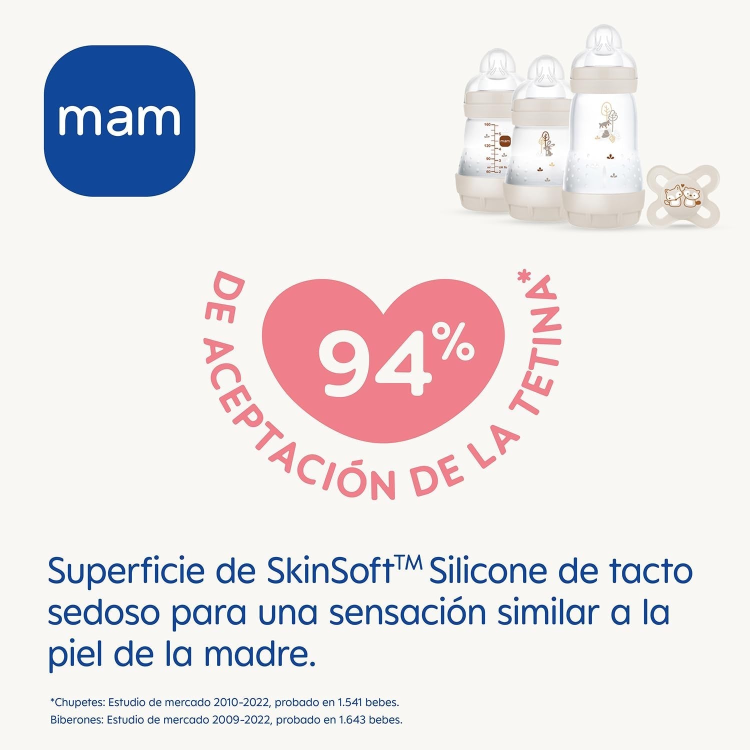 MAM Newborn Set, Geschenkset, bestehend aus: 2 x Anti-Colic-Flasche 160 ml, 1 x Anti-Colic-Flasche 260 ml, 1 x Original Start Schnuller, 1 x Brosche für Schnuller, ab 0 Monaten, Neutro
