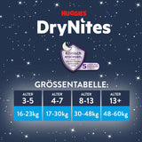 Huggies DryNites Windeln gegen Bettnässen bei Nacht für Jungen von 13 bis etwa 8–13 Jahren (30–48 kg), 33-teilige (3 x 11) Jumbo-Monatspackung, XL-Windelhöschen, Vazba-Badeprodukte