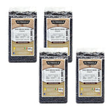 Italienischer Vollkornreis, unraffinierter Reis mit hohem Ballaststoffgehalt, ideal für kreative Reissalate und gesunde Gerichte, vakuumverpackt, 4 Packungen x 500 g