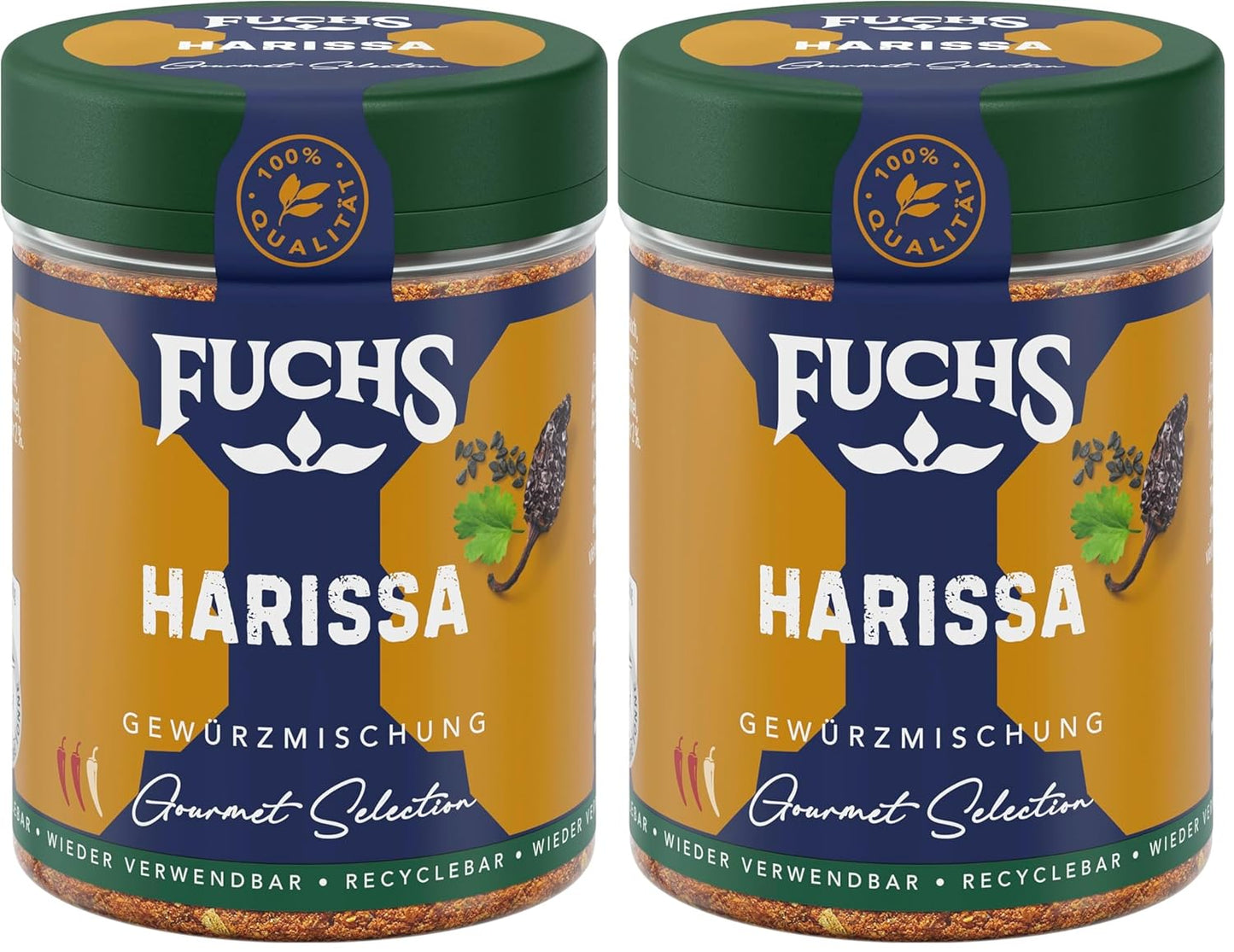 Fuchs Spices Gourmet Selection Naher Osten/Afrika – Couscous- und Bulgur-Gewürzmischung, nachfüllbare Gewürzmischung zum Würzen von Bulgur-Gerichten, vegan, 55 g