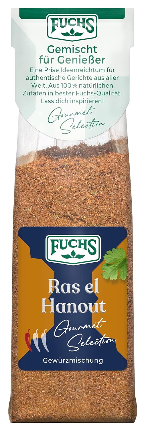 Fuchs Spices Gourmet Selection Naher Osten/Afrika – Couscous- und Bulgur-Gewürzmischung, nachfüllbare Gewürzmischung zum Würzen von Bulgur-Gerichten, vegan, 55 g