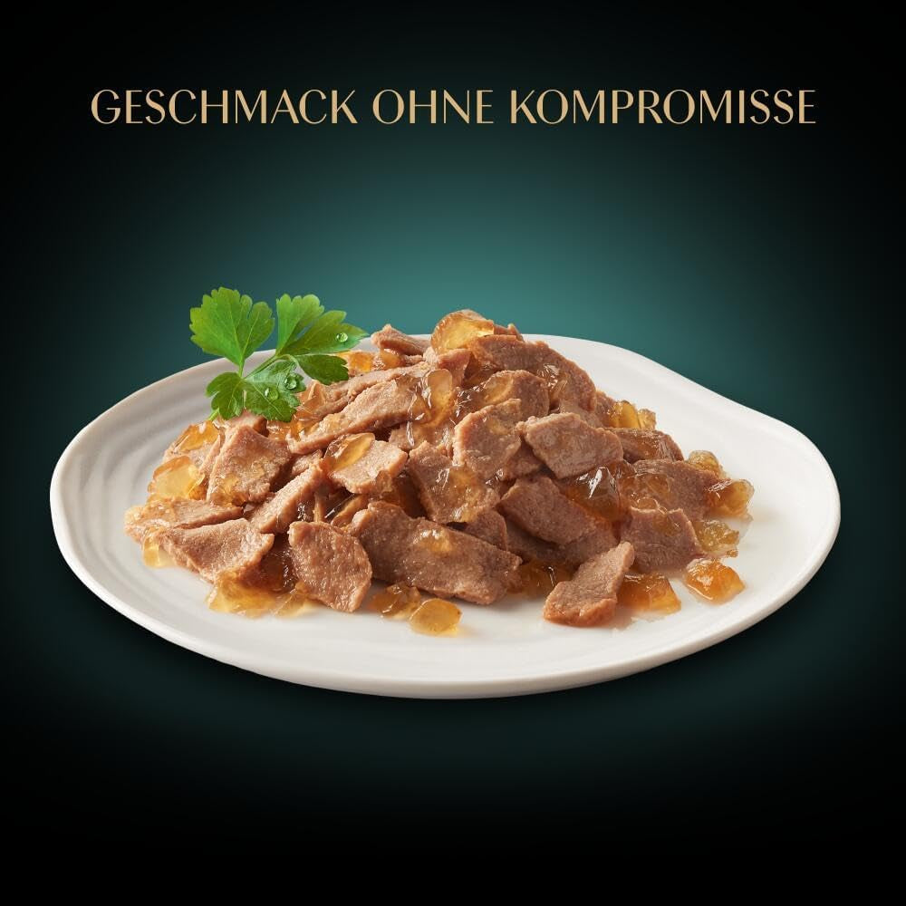 Sheba Portionsbeutel Nassfutter für Katzen, frisches und feines Truthahn- und Hühnergelee, Multipack, 6 x 6 x 50 g – hochwertiges Katzenfutter mit Truthahn und Hühnergelee