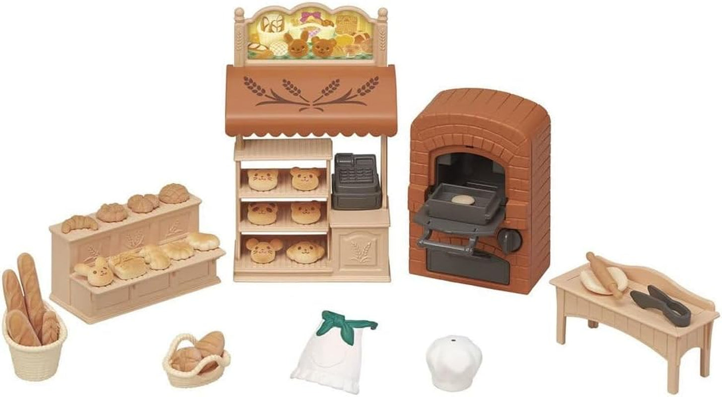 Sylvanian Families 5536 Starter House Bakery Set – Puppenhaus-Spielset Puppenhäuser Naty Shop