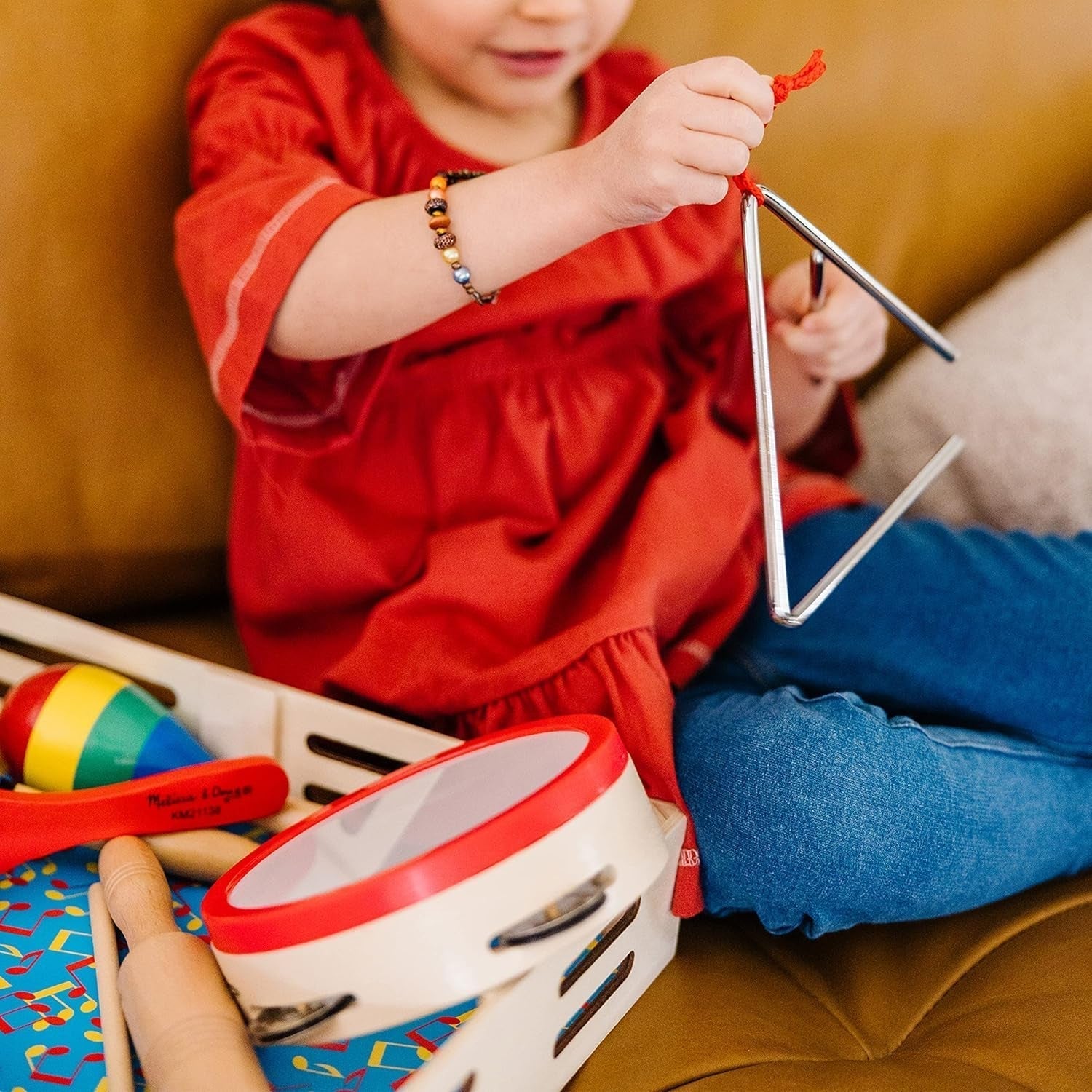 Melissa & Doug Eine Band in einer Box | Lernspielzeug | Musikspielzeug für Kinder | 3+ | Geschenk für Jungen oder Mädchen Naty Shop Babyspielzeug