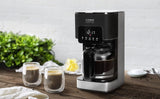CASO Coffee Taste and Style Espressomaschine mit Permanentfilter, 1,5 l, optimale Brühtemperatur 92-96 °C, Anti-Tropf-System, optimierter Brühkopf, Edelstahl, 12 Tassen