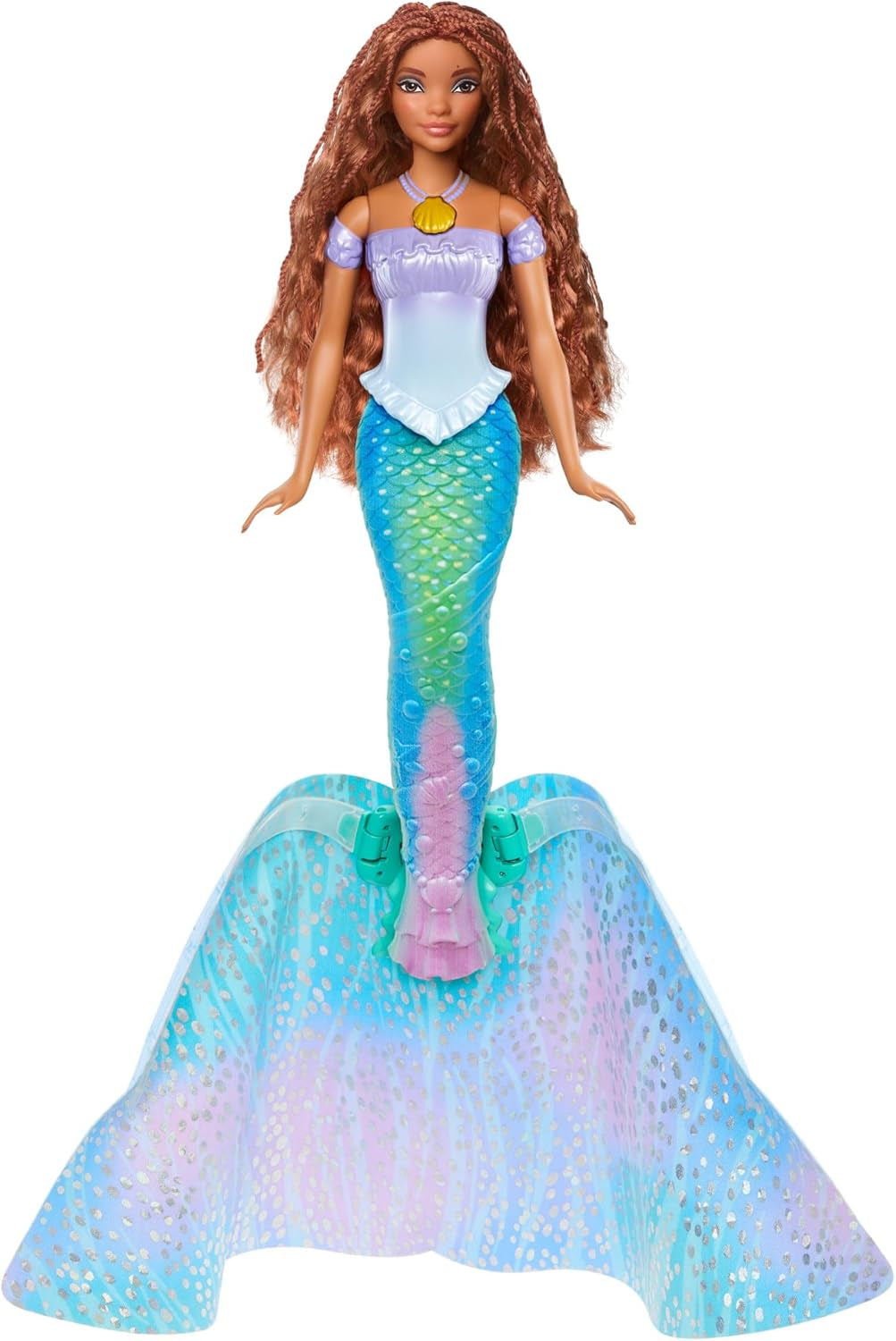 Mattel Disney Princess Ariel Puppe, inspiriert vom Film „Die kleine Meerjungfrau“, Transformation: Meerjungfrau-Mann-Spielzeug, Mobile, Disney-Geschenke, Spielzeug für 3-Jährige, HLX13 Naty Shop-Puppen