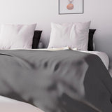 Soleil D'Ocre Adele, Zickzack-Bezug, vom Sofa geworfen, Polycoton, Grau, 220 x 240 cm Bettdecken und Steppdecken Naty Shop