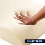 Lesekissen für Bett und Sofa – Memory-Schaum-Federkissen – ergonomisches Rückenlehnenkissen – perfekt zur Unterstützung Ihres Rückens beim Entspannen, Spielen, Lesen oder Fernsehen – breit