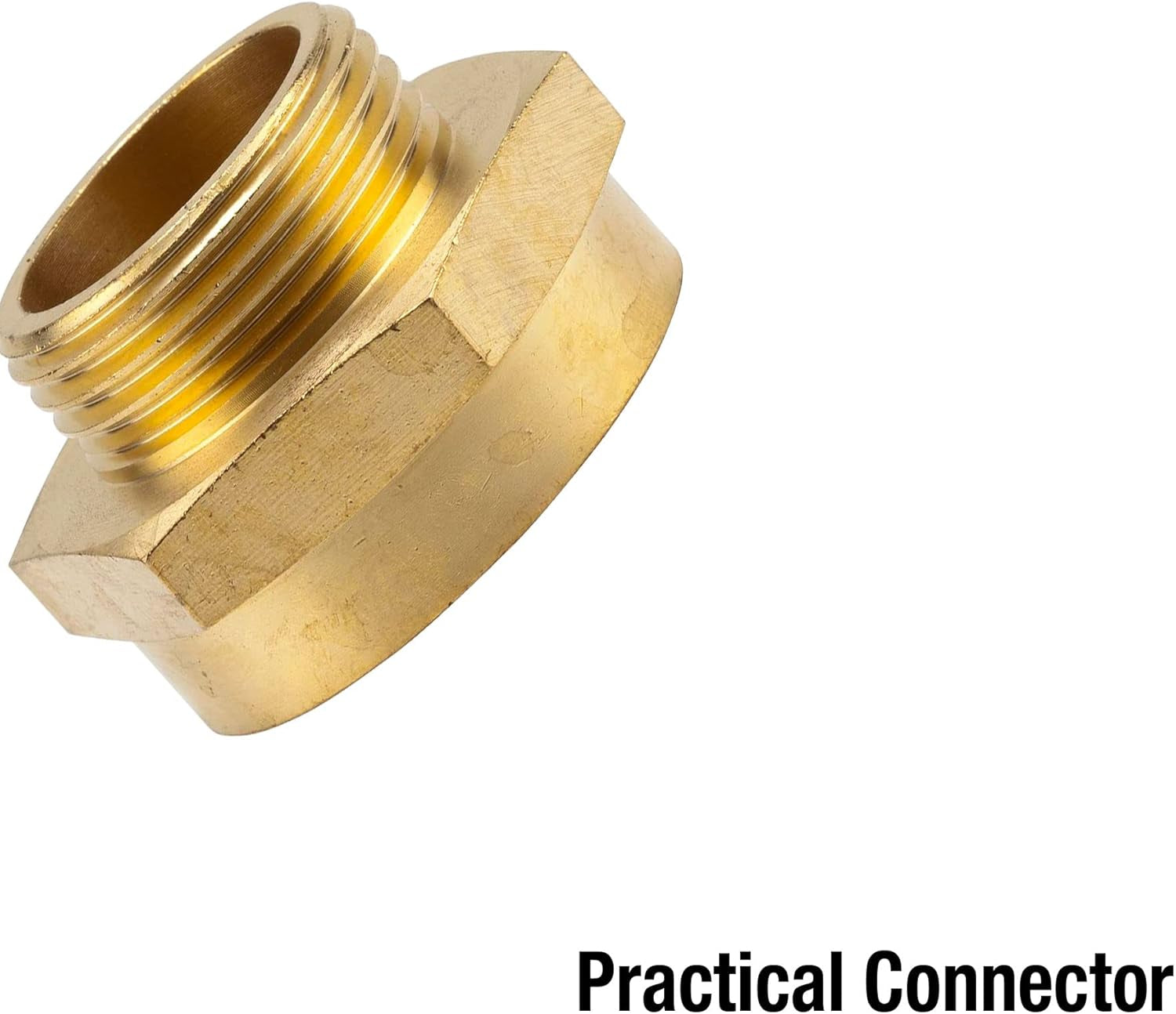 Gardena Brass Reducer Threaded Nippel: Messinganschluss für Gewindereduzierer z. B. für Pumpen, 33,3 mm Außengewinde (G 1 Zoll) / 42 mm Innengewinde (G 1 1/4 Zoll) (7266-20)