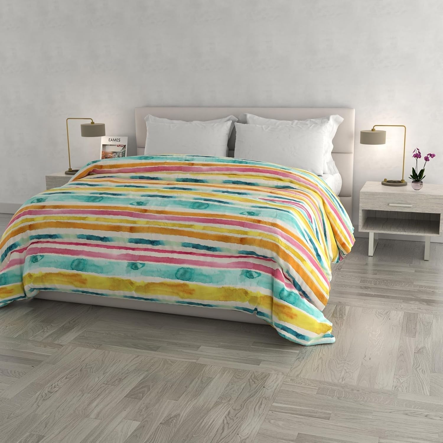 Modische Winterdecke, Florenz, 260 x 260 cm. Bettdecken und Steppdecken Naty Shop Fez 260 x 260 cm