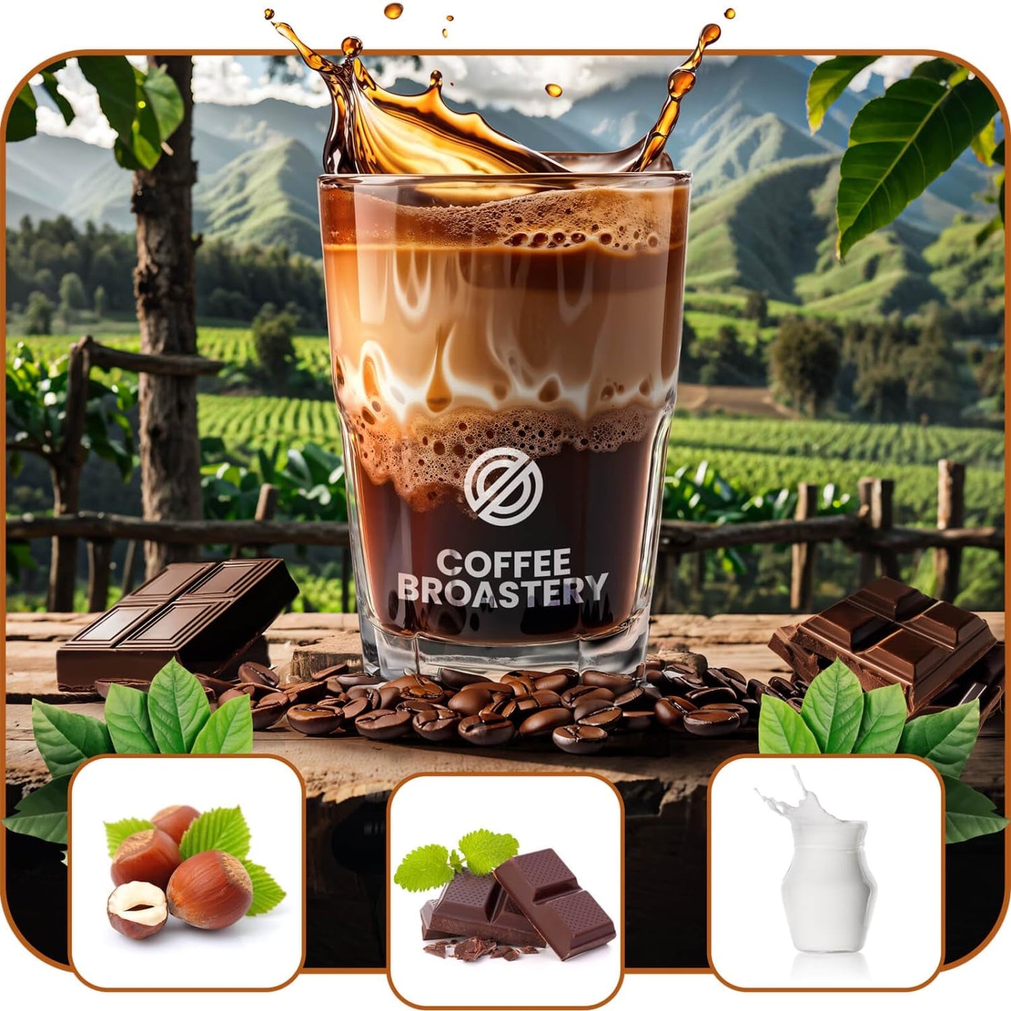 Satz Kaffeebohnen 2x1kg 2000g | Brasilien Mogiana | Brasilianischer Kaffee | Spezialkaffee | Frisch frittiert | Handwerklicher Kaffeeröster