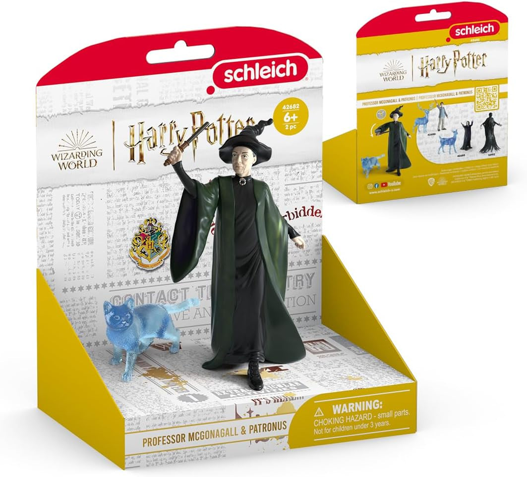 Schleich 42682 Professor McGonagall & Patronus, ab 6 Jahren, HARRY POTTER – Spielfigur, 16 x 11 x 18 cm Actionfiguren Naty Shop