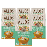 Allos Ungesüßter Feigen- und Himbeerbrei, Set 6 x 500 Gramm Getreide Naty Shop Porridge Ayurveda