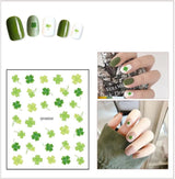 JMEOWIO Süße Nagelsticker Für Kinder 14 Blatt Nail Art Sticker Selbstklebend Nagelaufkleber Regenbogen Blumen Frucht Dekoration Nageldesign Zubehör